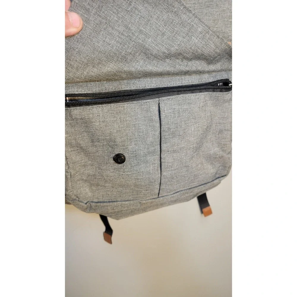 Hap Tim Multifunction Large Baby Diaper Bag Backpack With Changing Pad Dark Gray